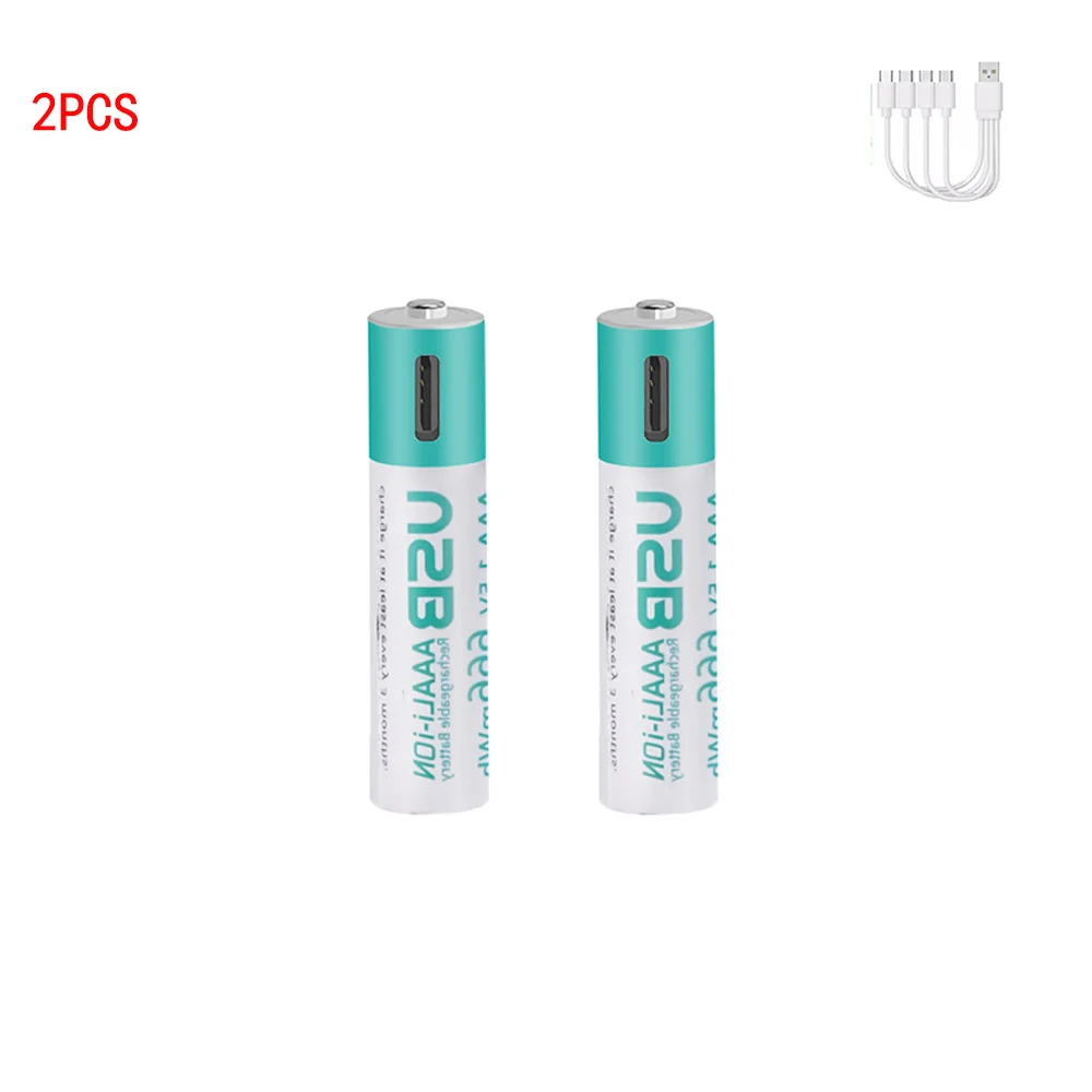 kuugro USB 1,5 V AAA oplaadbare lithium-ionbatterijen 666 mWh 1,5 V aaa Li-ionbatterij
