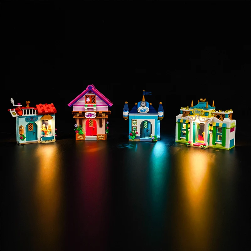 

Lazishi LED Light 43246 Set is suitable for Princess Market Adventure building blocks (including lighting accessories only)