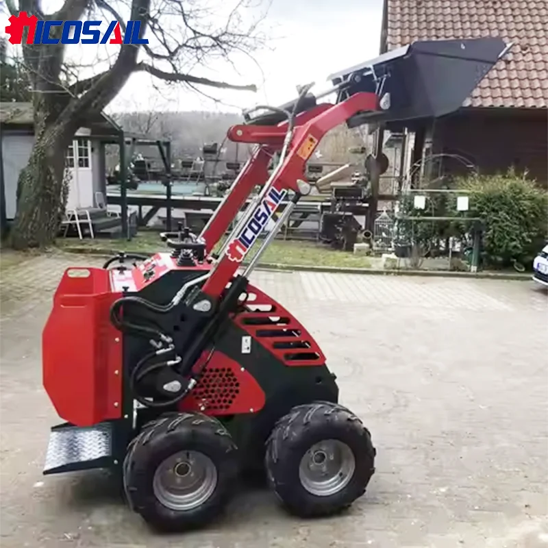 

Низкая цена мини-погрузчик с бортовым поворотом с двигателем колесного погрузчика и полностью гидравлической системой с насосом, горячая распродажа