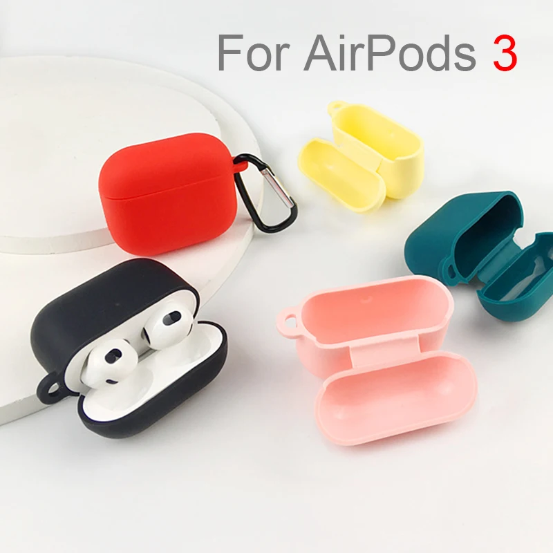 Tpu macio silicone caso protetor caixa de capa para airpods 3 fone de ouvido casos (airpods não incluído)