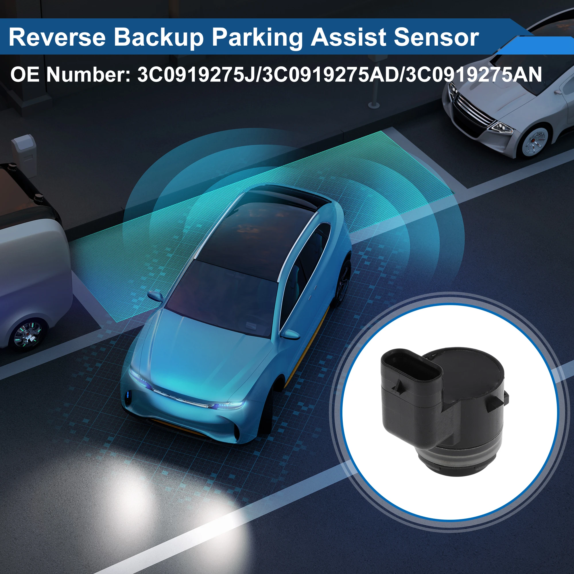 مستشعر ركن السيارة الاحتياطي العكسي UXCELL لسيارة Volkswagen Jetta Mk5 1.6 FSI