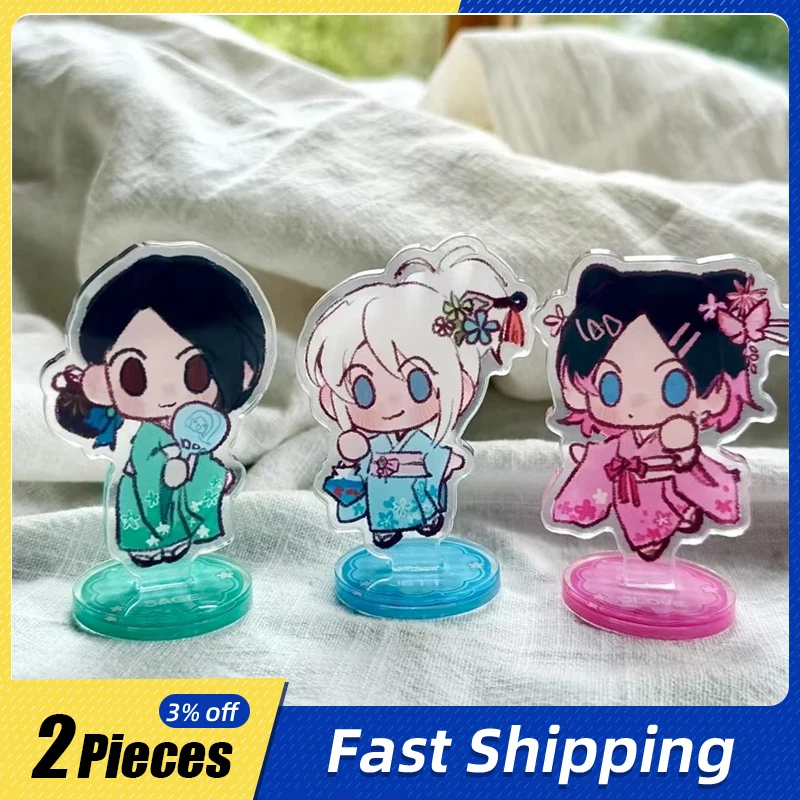 

5 см/1,97 дюйма Valorant Сумеречная бабочка акриловая Kawaii 3 шт. стоячие тарелки игровая периферия Коллекционные игрушки украшение столешницы