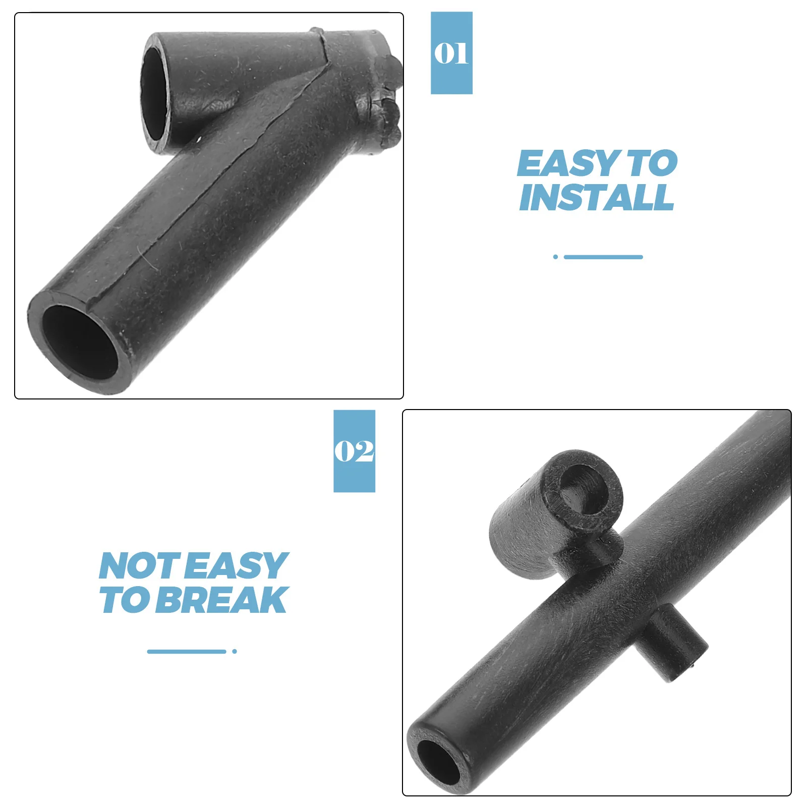 Kit de conectores de plástico para accesorios de cometa, 9 Uds., para vuelo estable, fácil instalación, juntas rectas en ángulo, proyectos de bricolaje