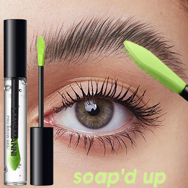 3D Eyebrows Soap Wild Eyebrow Styling Gel Molding Wax Waterproof Transparent Styling Fixing Colorless Brow Shaping Gel Makeup