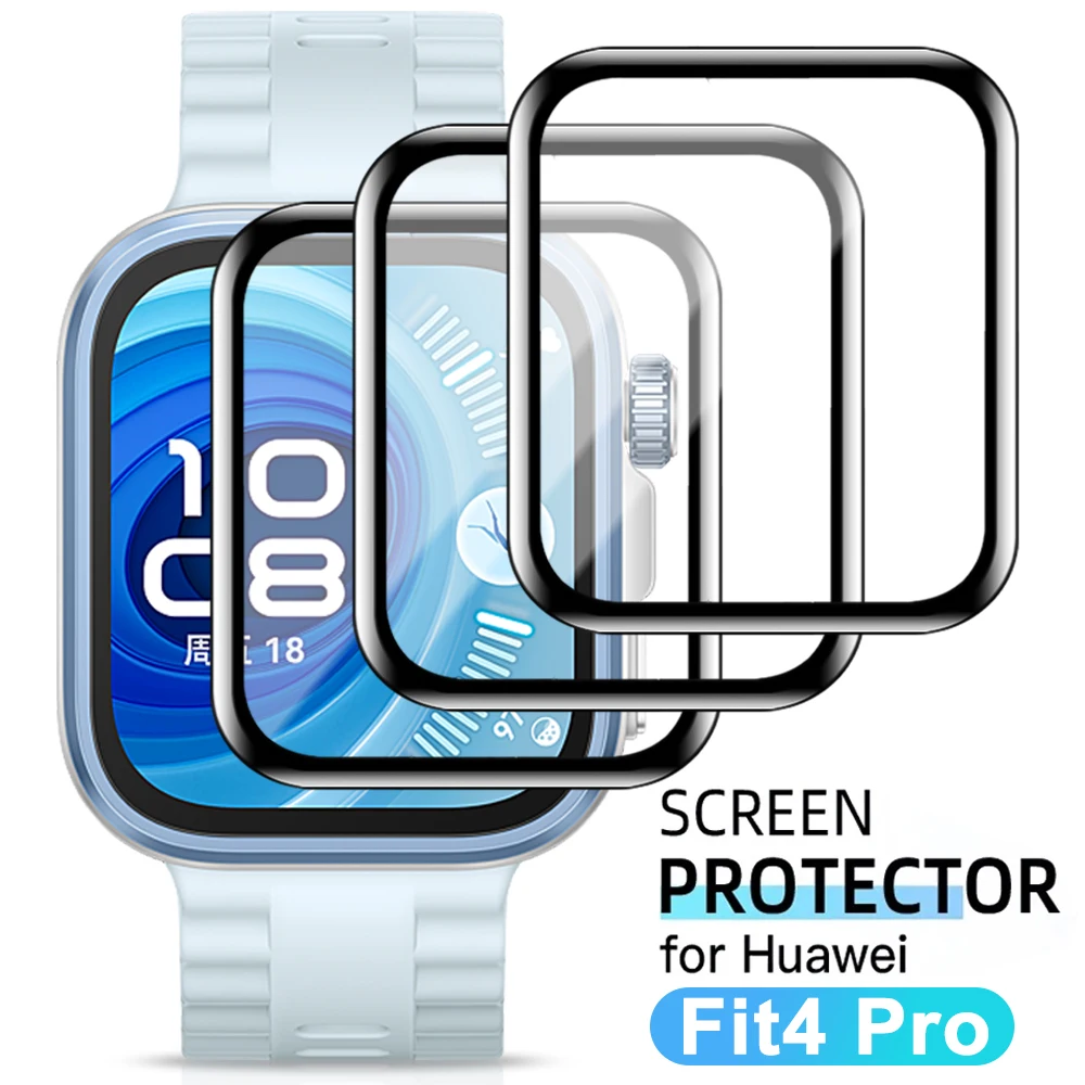 

3 шт. гибкие защитные пленки для экрана для Huawei Watch Fit4 Pro, устойчивые к царапинам, небьющиеся защитные пленки для часов Huawei Fit4 Pro