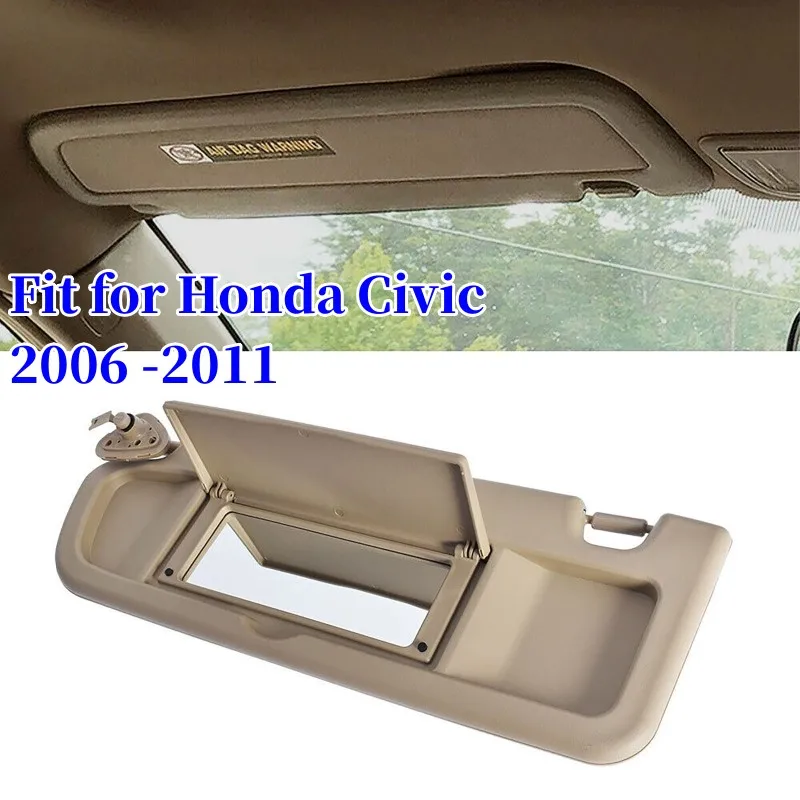 

Car Interior Front Sun Visor with Make-up Mirror Fit for Honda Civic 2006 2007 2008 2009 2010 2011