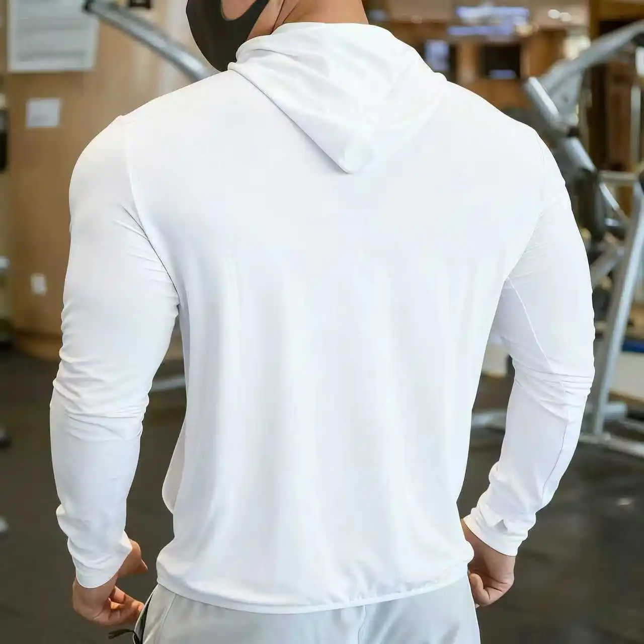 Summer Men's Quick Dry Basketball Running Jackets zipper Sports Coat cardigan Hooded Tops  Mesh breathable Men Fitness jacket