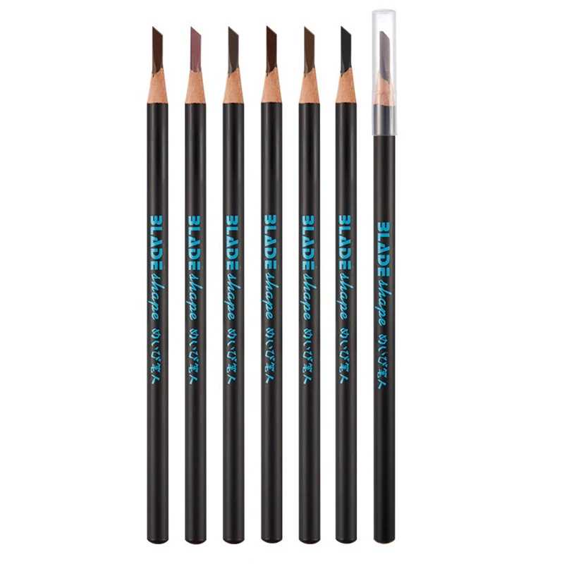 ดินสอเขียนคิ้ว machete แบบคลาสสิค แกนแข็ง กันน้ํา กันเหงื่อ ติดทนนาน ไม่ซีดจาง และเป็นธรรมชาติ