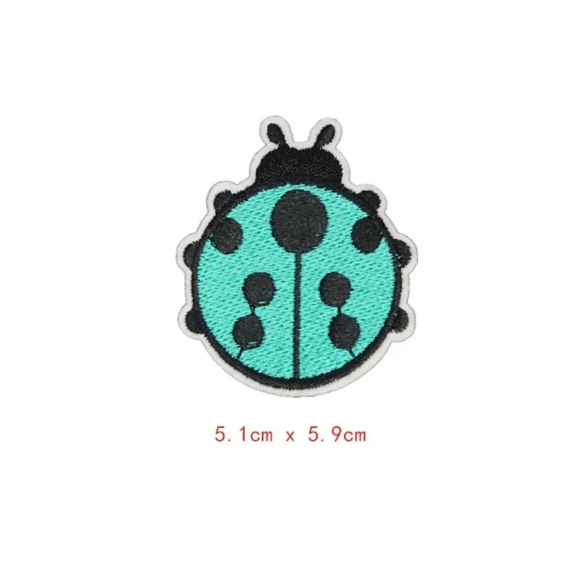 Ladybug Iron On Cartoon Animal Appliques Iron On Patch for DIY Craft Clothes Accessories