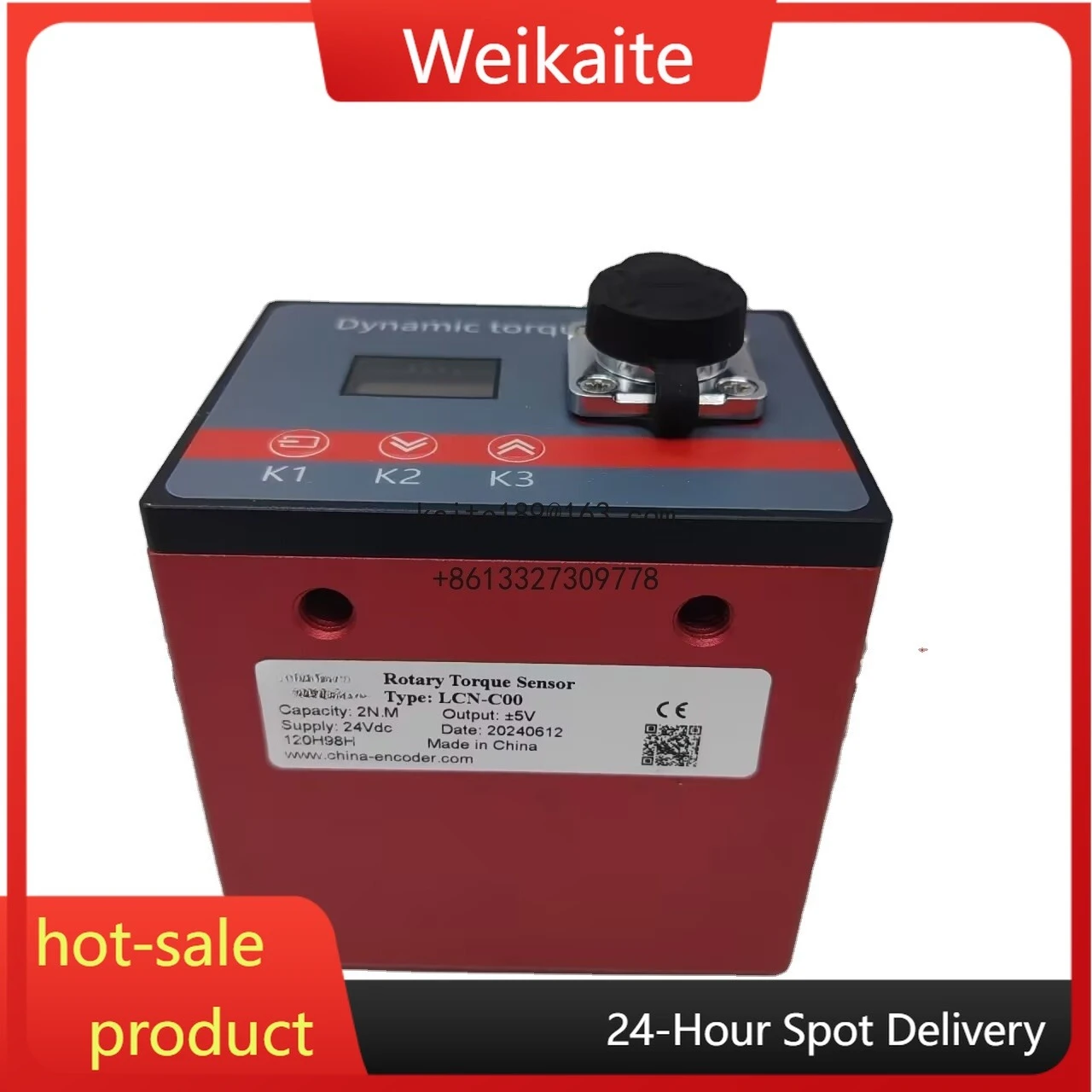 

High Precision LCN-C00 Rotary Torque Sensor RS485 0-10V OLED Display