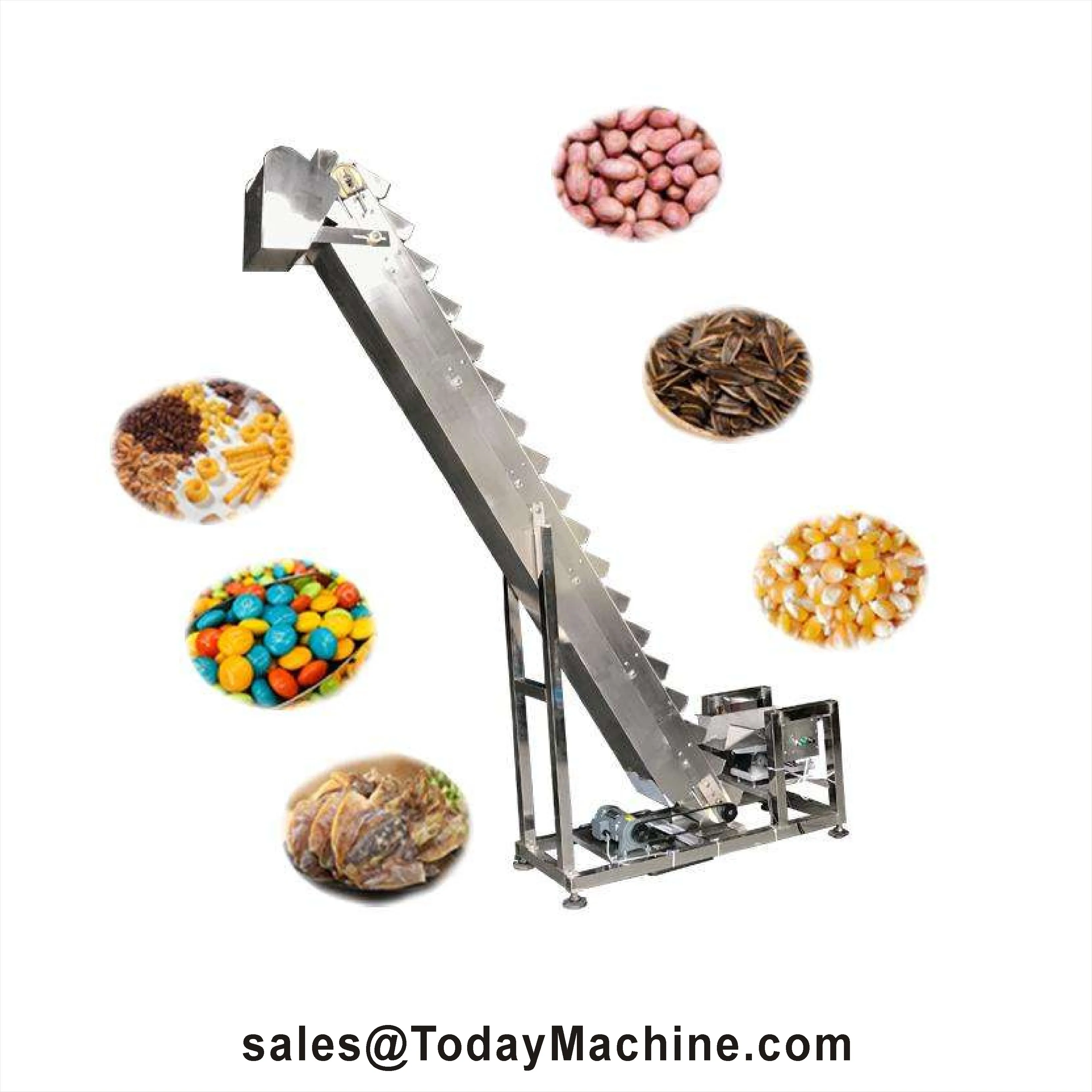 ناقل مصعد دلو من النوع Z للحبيبات معدات نقل رفع الأرز لآلة التعبئة Z وحدة تغذية المصعد