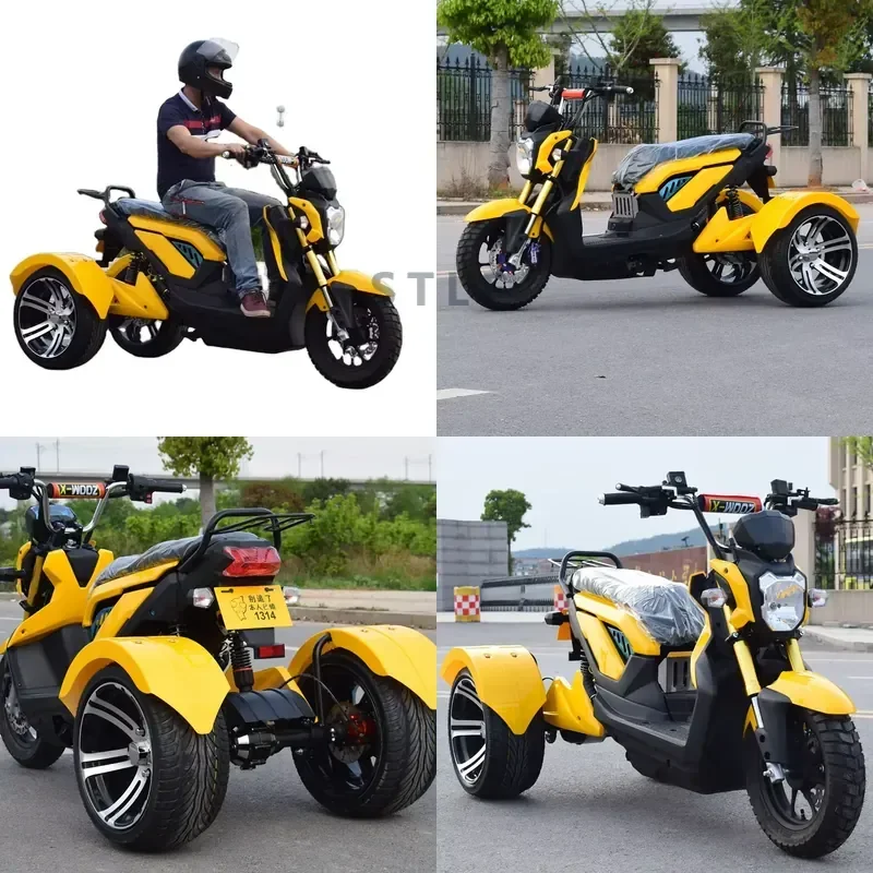 STROVAN Mew 1000W Fashion Removable Battery Good Quality Powerful Three Wheel 3- Wheel Electric Tricycle Scooter Trike