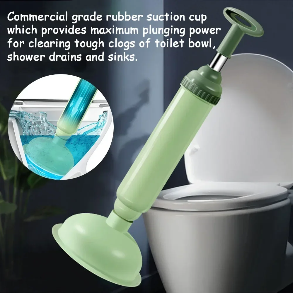 

Silicone Toilet Pipe Plunger Vacuum Suction Cups Multifunction High Pressure Pump Anti Clogging Bathroom Kitchen Sink Unclog