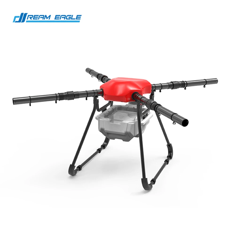 DreamEagle X410S Agriculture Sprayer Frame Kit with 10L Water Tank 4 Axis Foldable 380mm Compatible with 40mm Hobbywing X8 Motor