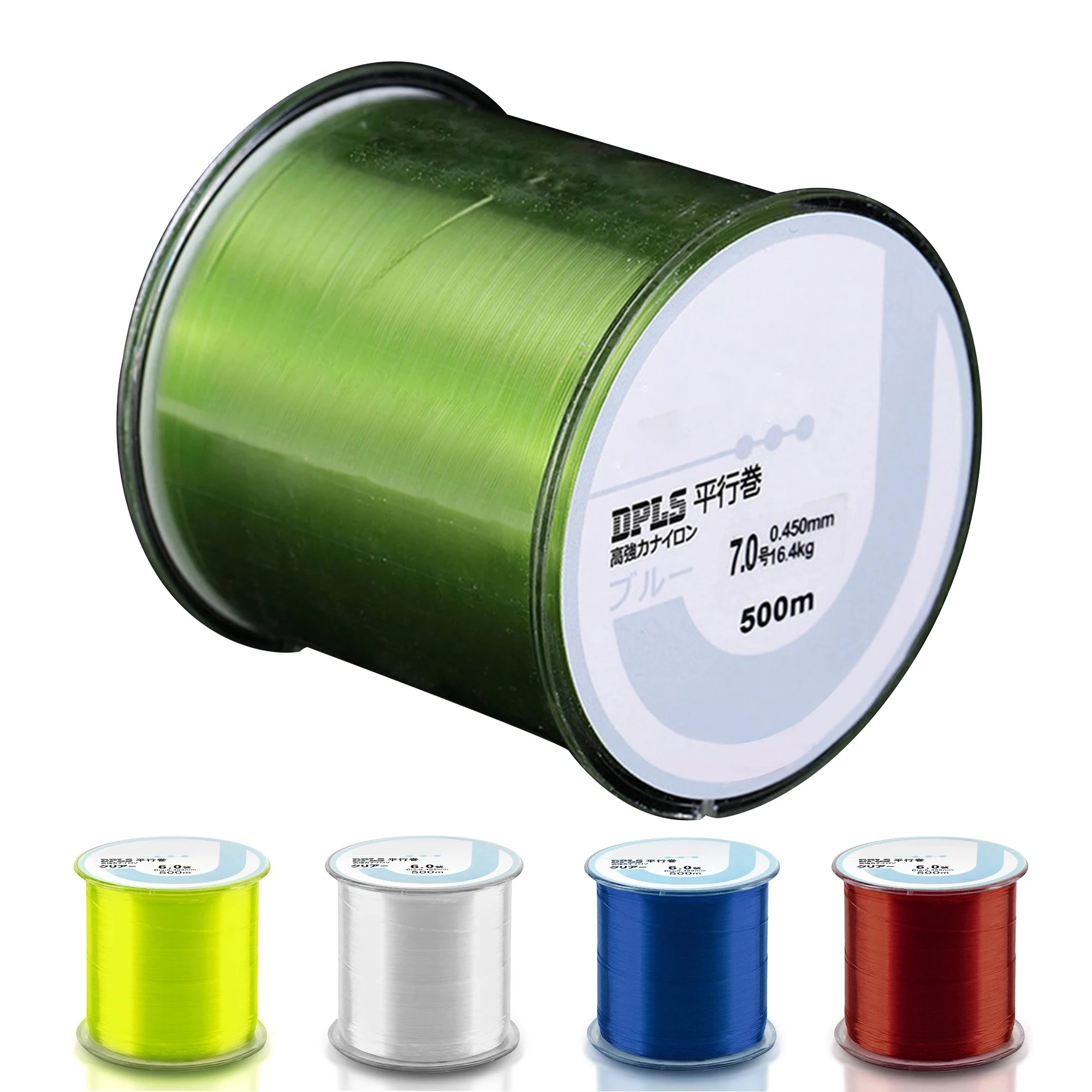 500m  Nylon Fishing Line Super Strong 2LB - 40LB 5 Colors Japan Monofilament Main Line Fishing Line Accessories