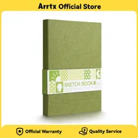 Libro de bocetos de tapa dura Arrtx Premium, 60 hojas/120 páginas, papel de dibujo grueso sin ácido de 180 g/m2