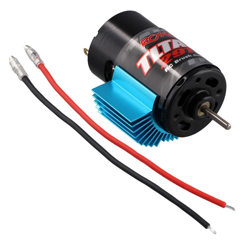 

T84C-550 Brushed Motor With Heat Sink For 1:10 RC Crawler Axial SCX10 AXI03007 JL 90046 Slash TRX4 TRX6