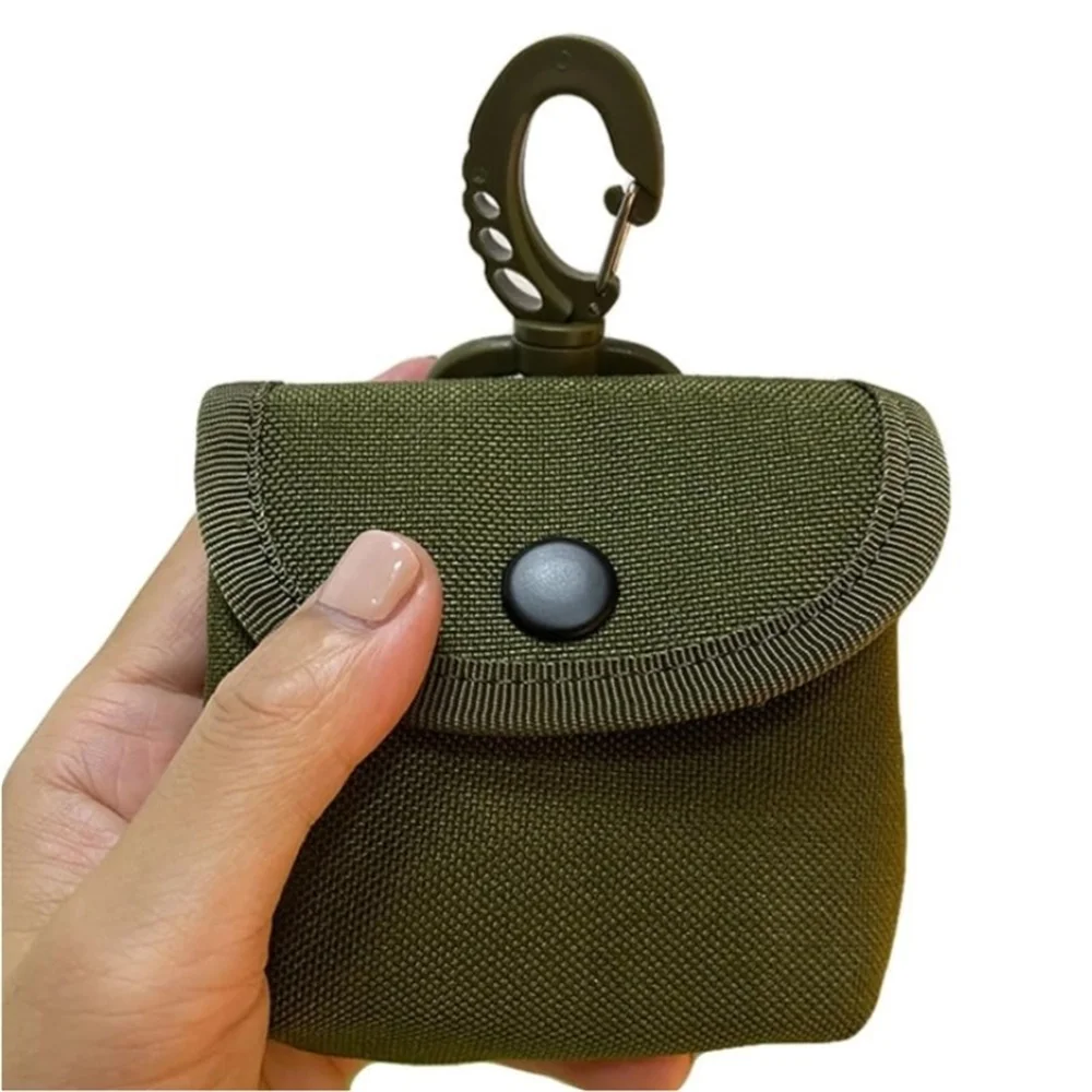 Tactical EDC Coin Purses Wallet Pouch with Clasps Small Waist Bag Organizer Key Card Holder for Men Women Outdoor Hiking New In