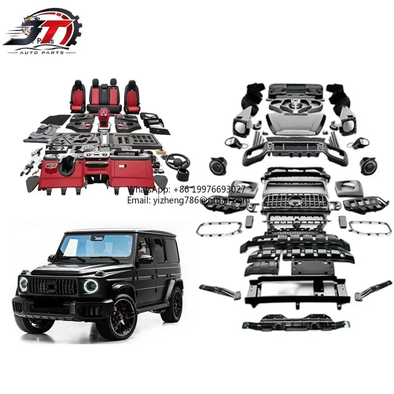 JT New for Benz G-Class (W463) Full Exterior Interior Bumper Kit Exhaust Cut-Outs Screw-On Retrofit Upgrade 6-Month Warrant