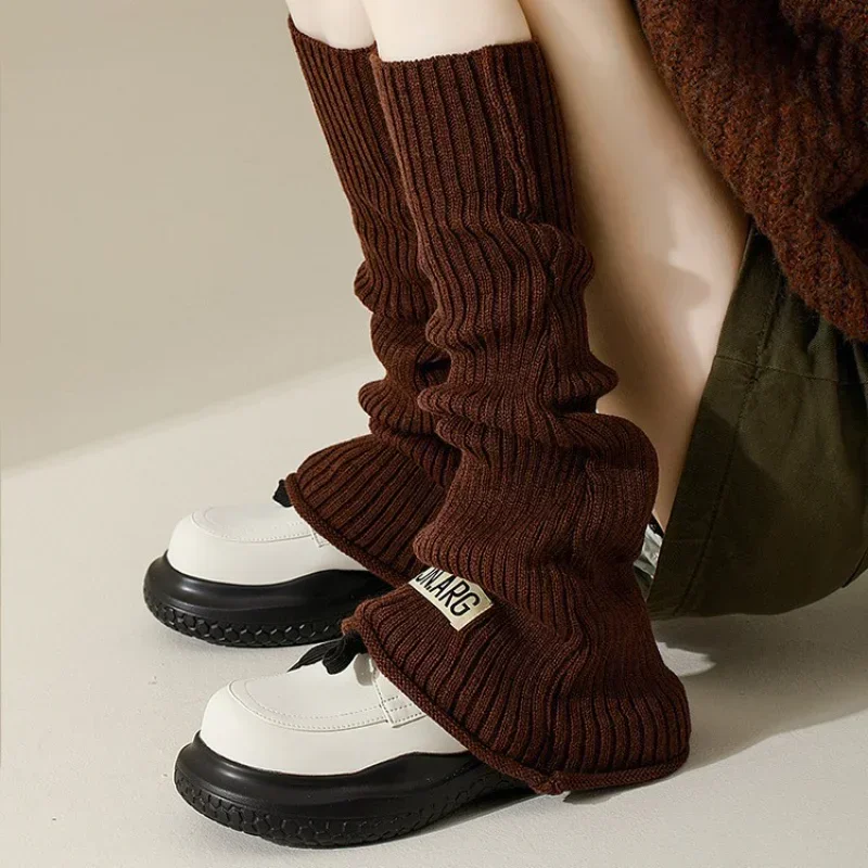 Warm Calves, Over-knee Sets, Socks, Legs, Solid Color, Wide  Medium Tube, Thick Needles for Legs, Leg Warmers  lolita socks