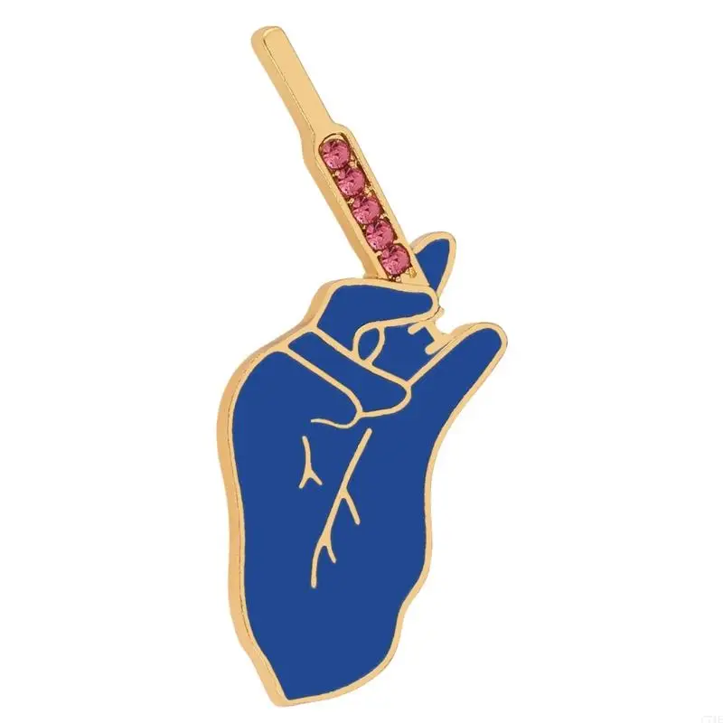 c71e-simple-blue-emamel-lyfel-medical-brooch-pin-socipe-для-врача-медсестры-Подарок-для-одежды-для-шляпы-accessory-accessory