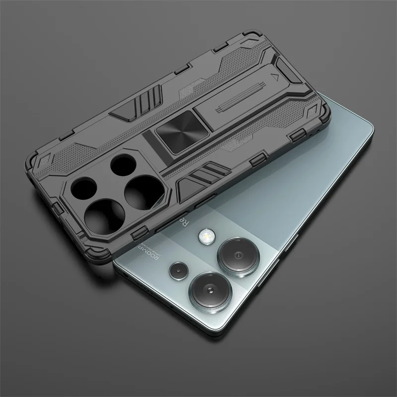 For Xiaomi Redmi Note 13 Pro 4G Case Camera Protect Magnet Armor Phone Cases for Redmi Note13 Pro 13Pro 4G Kickstand Back Cover image 6