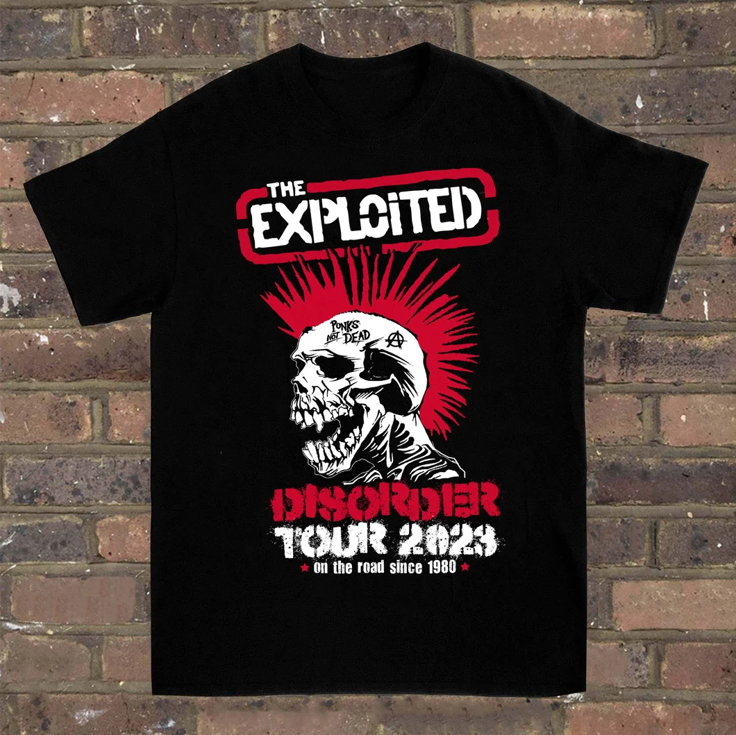 the exploited Disorder Tour 2023 T-shirt Cotton For men Women S-4XL T1340