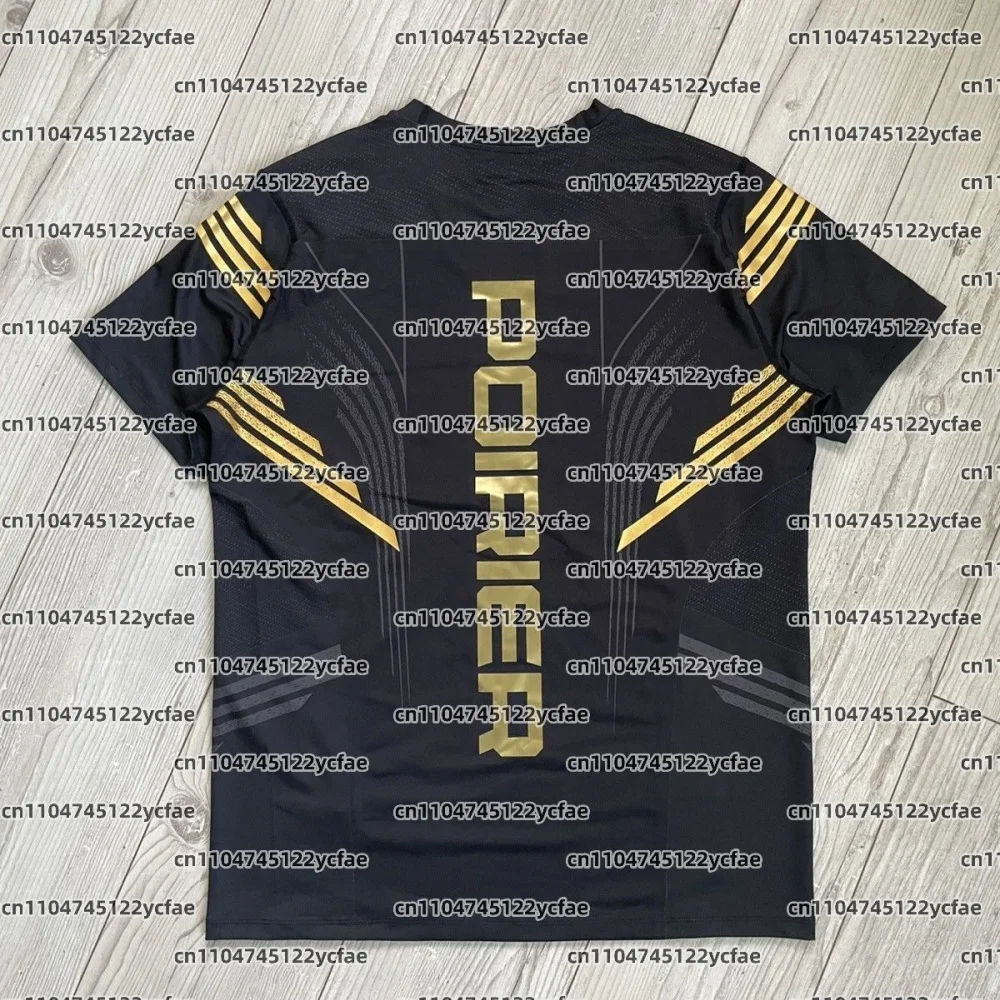 

POIRIER UFC Black Edition Men's T-Shirt Breathable Jersey for Boxing Wrestling Running Sweat Absorbing Autumn 2025 Fighting Tee