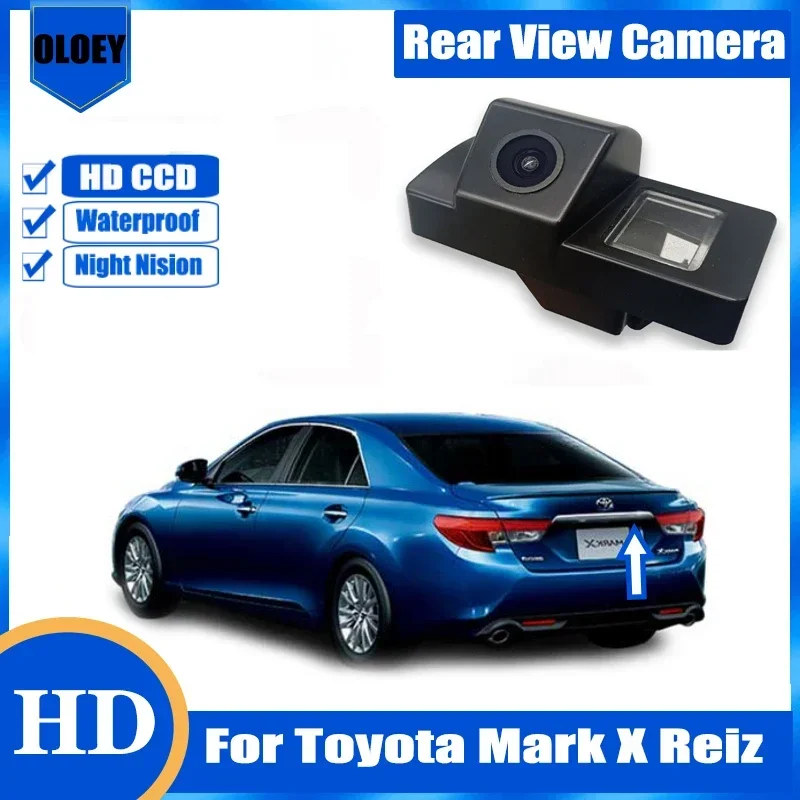 HD Rear View Reverse Camera For Toyota Mark X Reiz Waterproof Night Vision BackUp Parking Camera