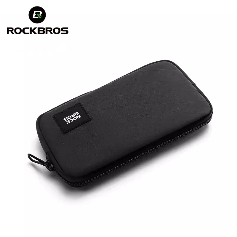 ROCKBROS Cycling Phone Bag Portable Ultralight Multifunctional Hand Bag Storage Coins Wallet Commute Bag Zipper Money Coin Purse