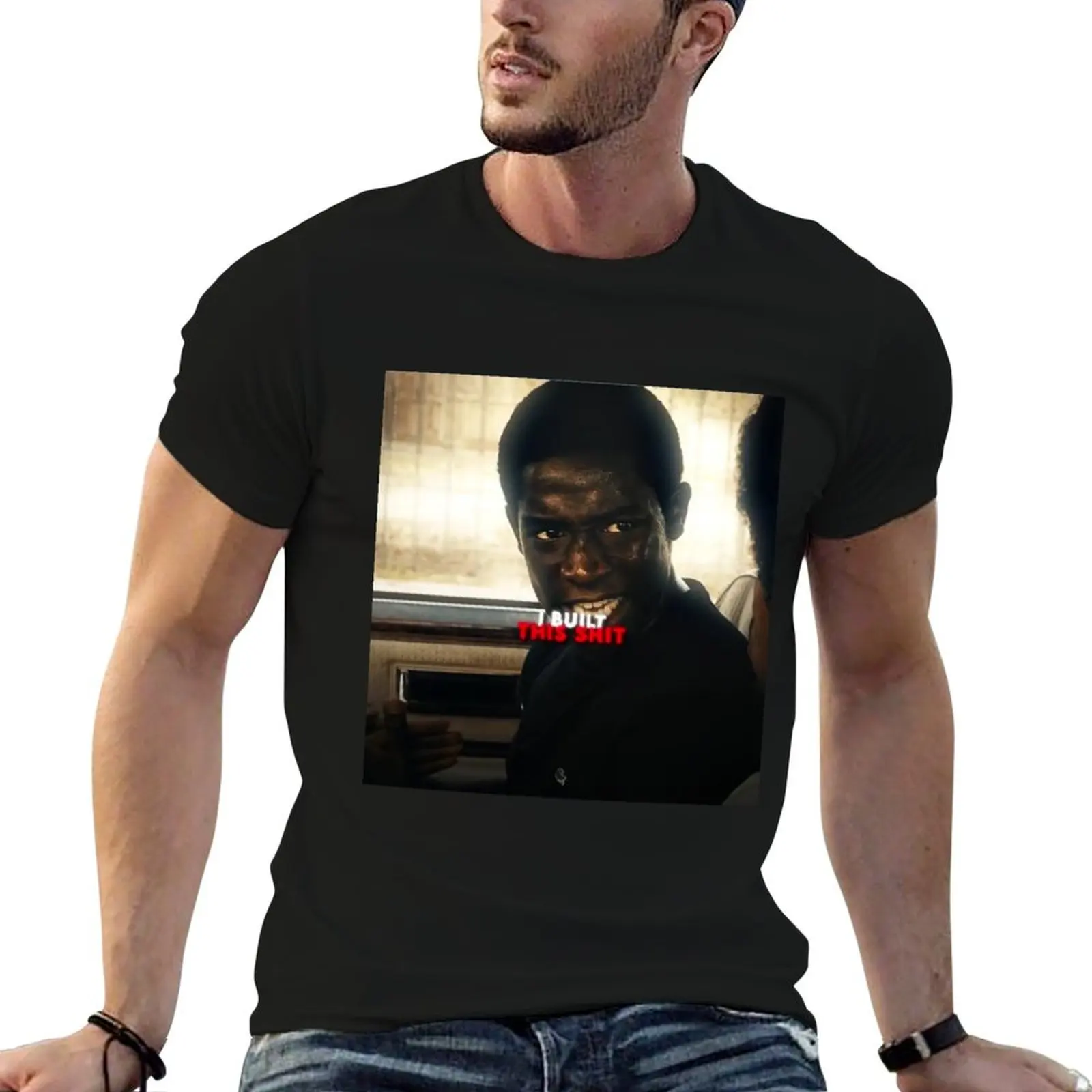 

Franklin Saint: I built this SH*T T-Shirt man t shirt summer t shirts designer graphic t shirts for man T-Shirt