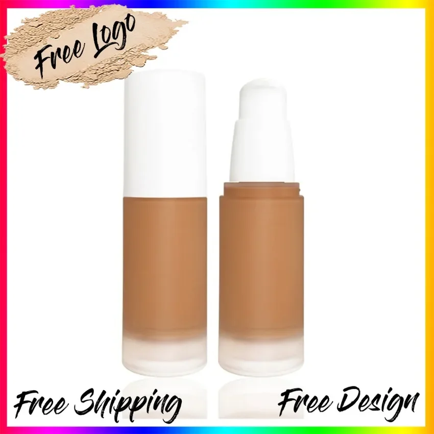 

Custom 10colors High Coverage Liquid Foundation Effective Concealer Long Lasting Easy To Colored Face Brighten Makeup Bulk