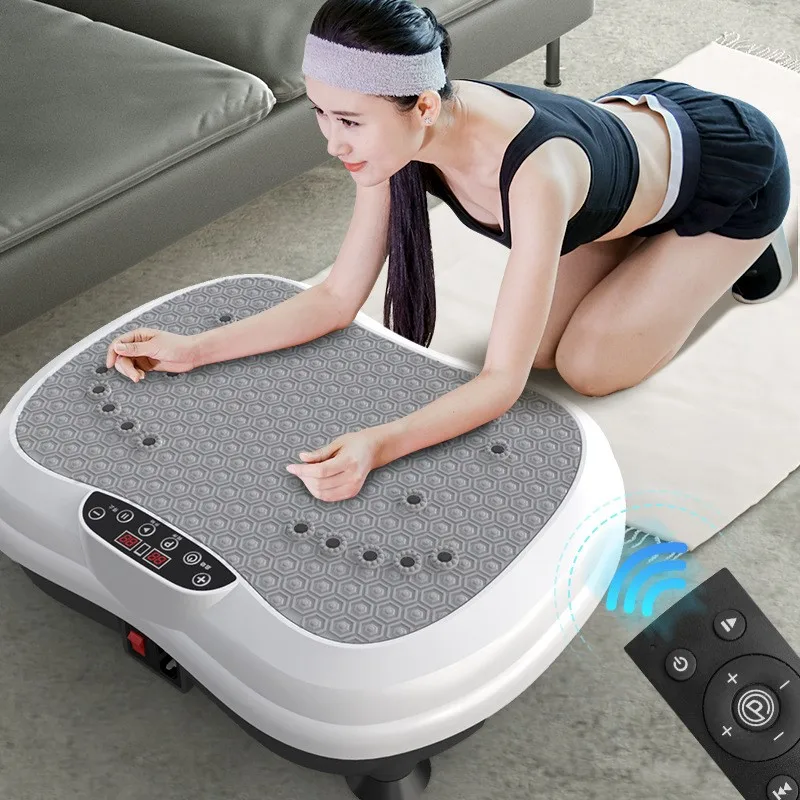 Vibration Fat Rejection Home with Pull Rope Lazy Sport Body Shaping Machine Portable Fitness Equipment  Drop-shippping usb recharge smart vibration eye massager machine health care tools relieve fatigue 9 modes gesture conversion infrared sensor