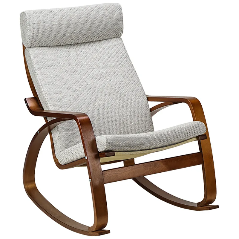 

Nordic, style, rocking chair, balcony, lazy, elderly, pregnant women