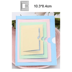 Rectangle Background 2022 New Arrival Metal Cutting Dies Decoration Scrapbooking Paper Craft Knife Stencils Art Embossing