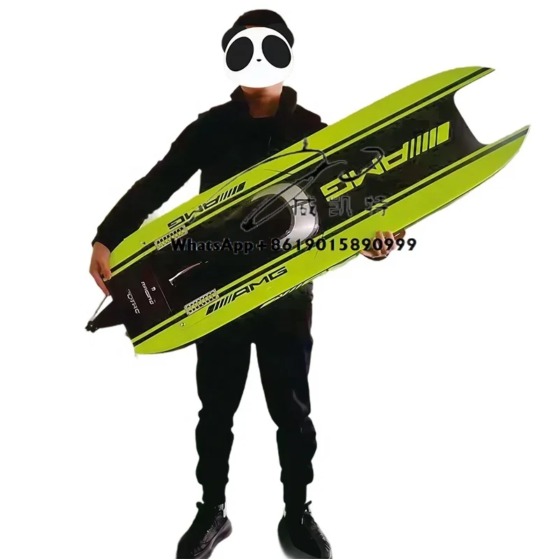 

DTRC E51 Catamaran Kevlar/Carbon Fiber HULL 2.4G Electric RC Racing Boat Dual Motors Servos ESC Battery 100km/h DIY Hobby Model