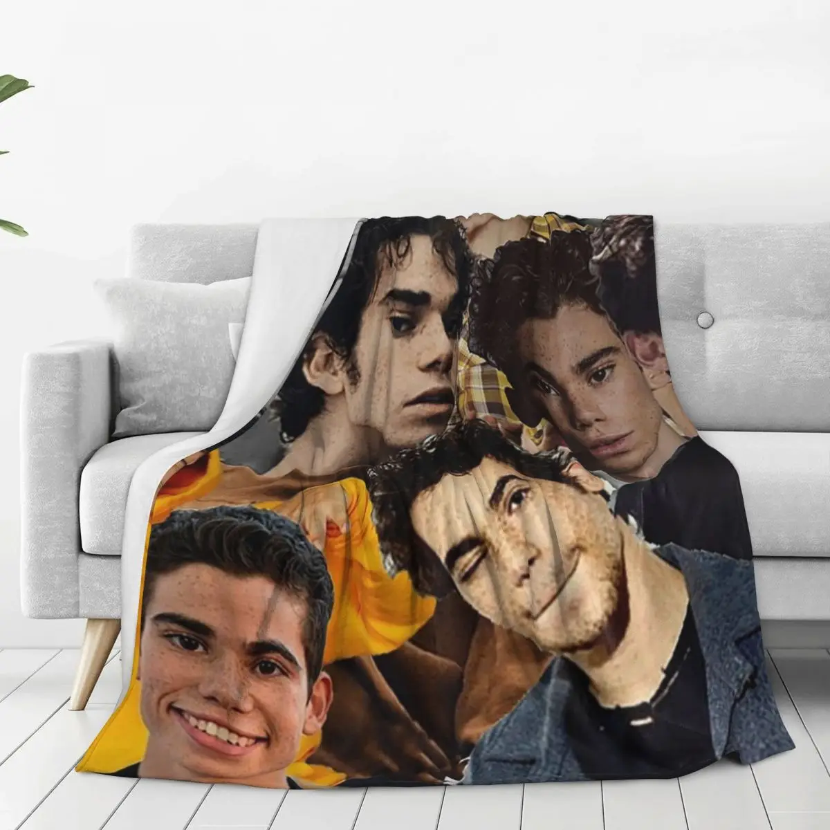 Cameron Boyce Collage Design 2019 Blanket Fleece Super Soft Throw Blankets Sofa Throw Blanket For Home Travel Throws Bedspread