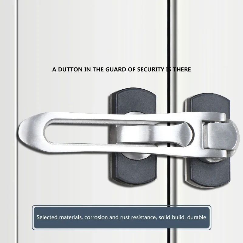 

Защитная цепочка с пряжкой, дверной замок из нержавеющей стали/цинкового сплава, противоугонная пряжка, дверной замок, защелка, дверная защелка, дверная фурнитура
