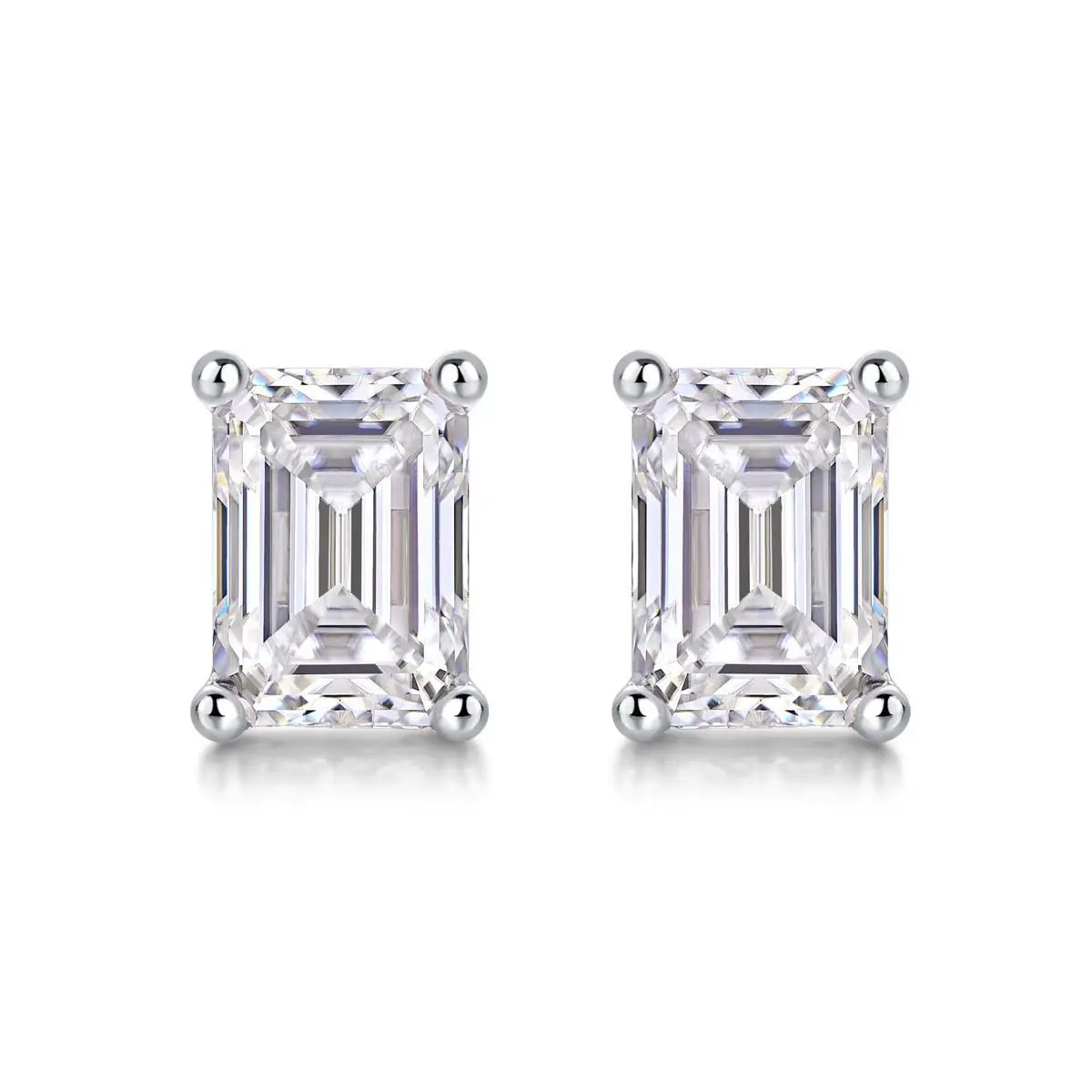 Marquise-Schliff Moissanit-Ohrringe D VVS1 S925 Silber Plattiert mit GRA-Zertifikat Damen-Ohrringe Exquisiter Hochzeitsschmuck