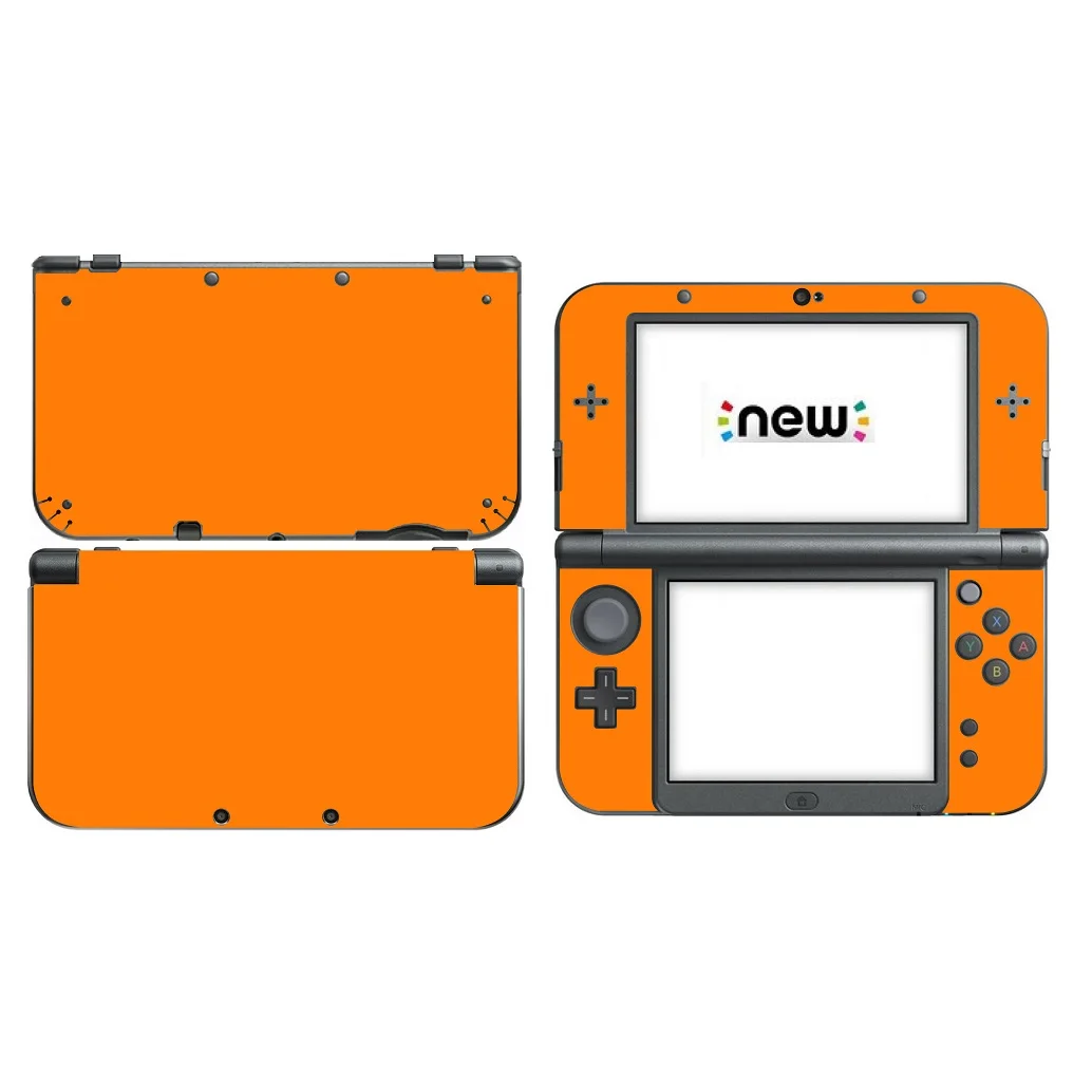 10 Pure Clean Solid Colours Vinyl Skin Sticker Protector for Nintendo New 3DS XL LL Skins Stickers