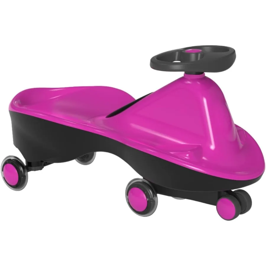 Coleção esportiva carro de balanço com roda LED totalmente montado, brinquedo sem baterias, apenas torcer Wiggle e vá melhor Ride-on T