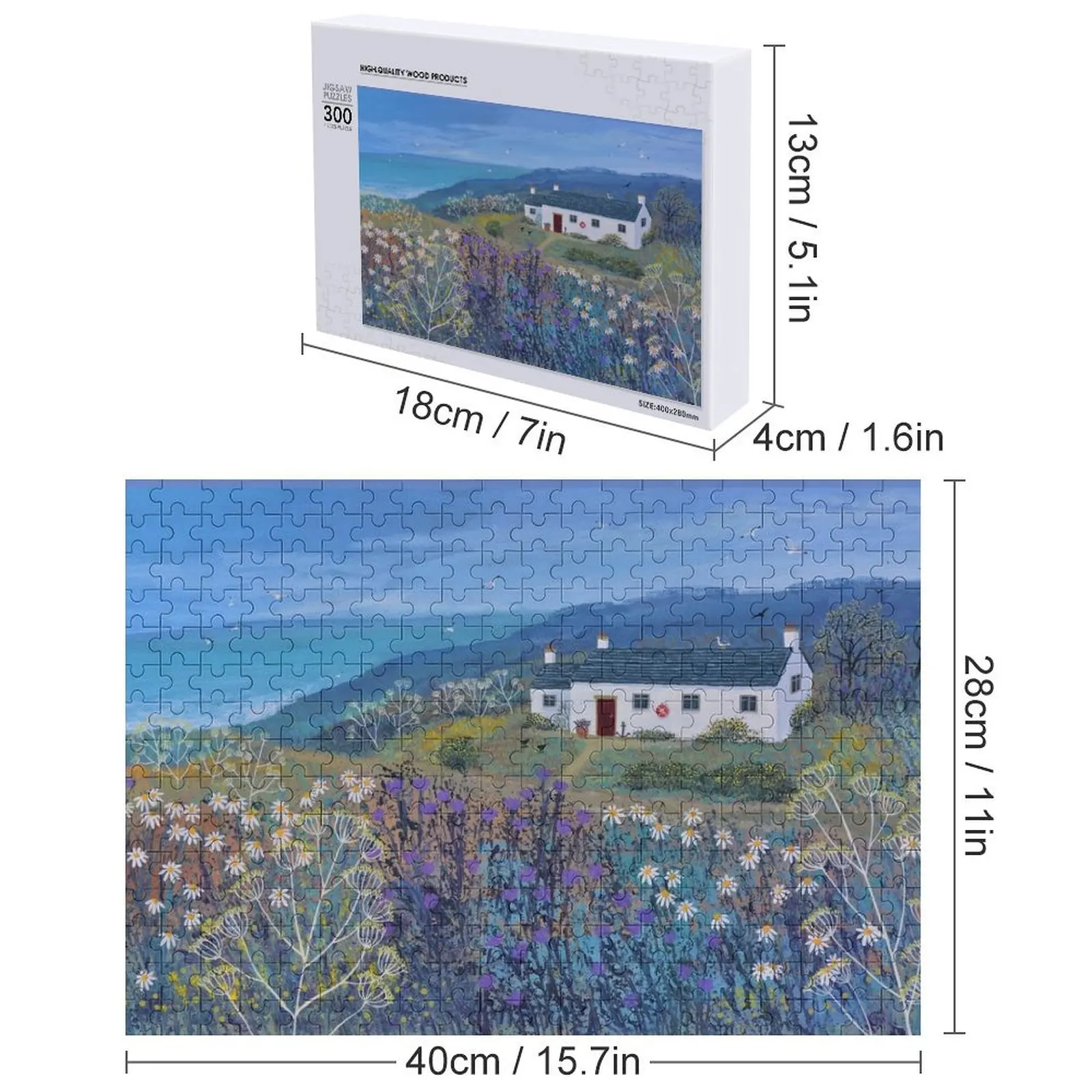 바다 옆의 장소 직소 퍼즐 맞춤형 어린이 맞춤 선물 나무 사진 맞춤형 퍼즐