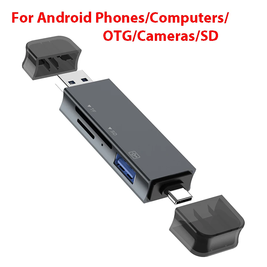 

For Android Phones/Computers/OTG/Cameras/SD USB 3.0 and Type-C Multi-Function Card Reader