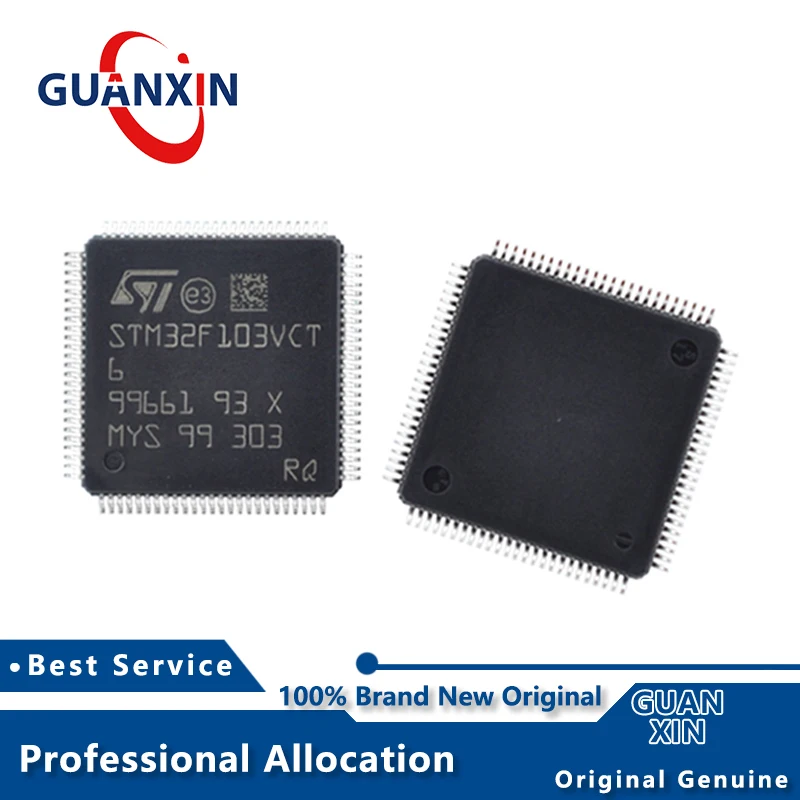 

100% New STM32F411VET6 STM32F412VET3 STM32F412VET6 STM32F412VGT6 STM32F413VGT3 STM32F413VGT6 LQFP-100