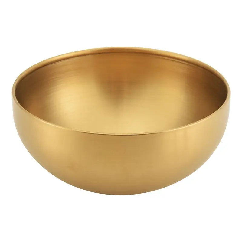 Customer Favorite Large Capacity Stainless Steel Salad Bowls Korean Soup Rice Noodle Ramen Bowl Kitchen Food Container