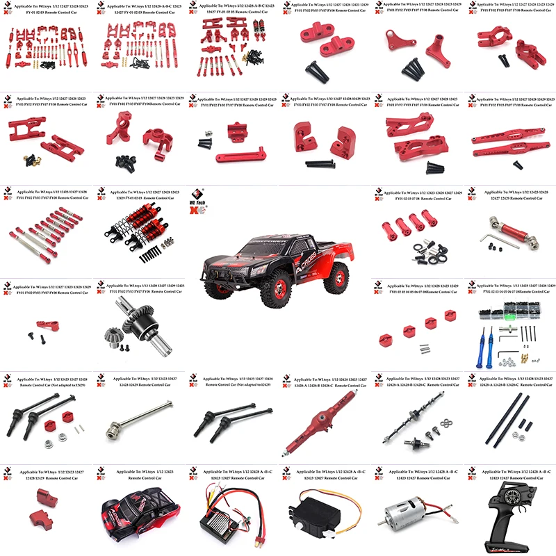 Eje De Transmisión Trasero . Metal CVD Para WLtoys 12428 12423 12427 12429 1/12 RC Car Short Course Desert Buggy,