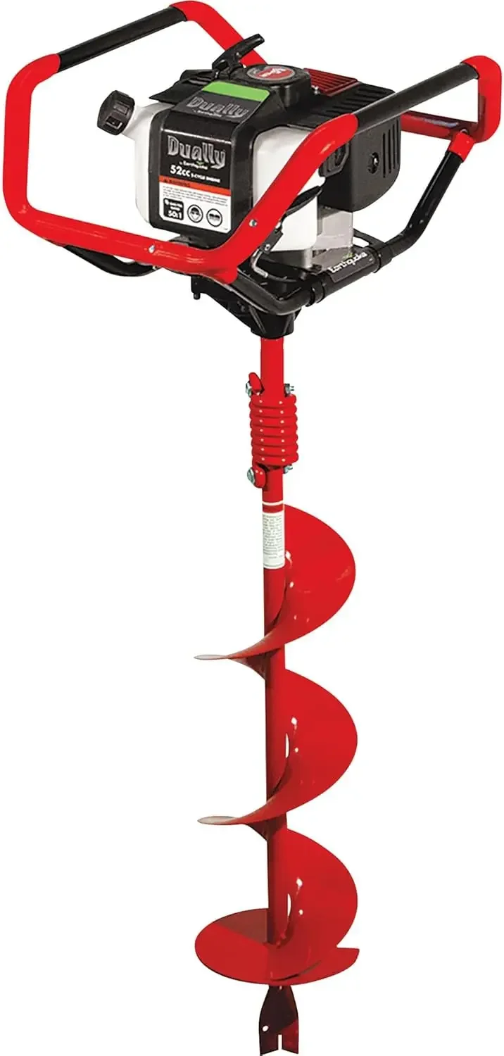 1 or 2-Person Earth Auger , 52cc 2-Cycle Viper Engine, Fits All Auger Bits 2”-10” Wide