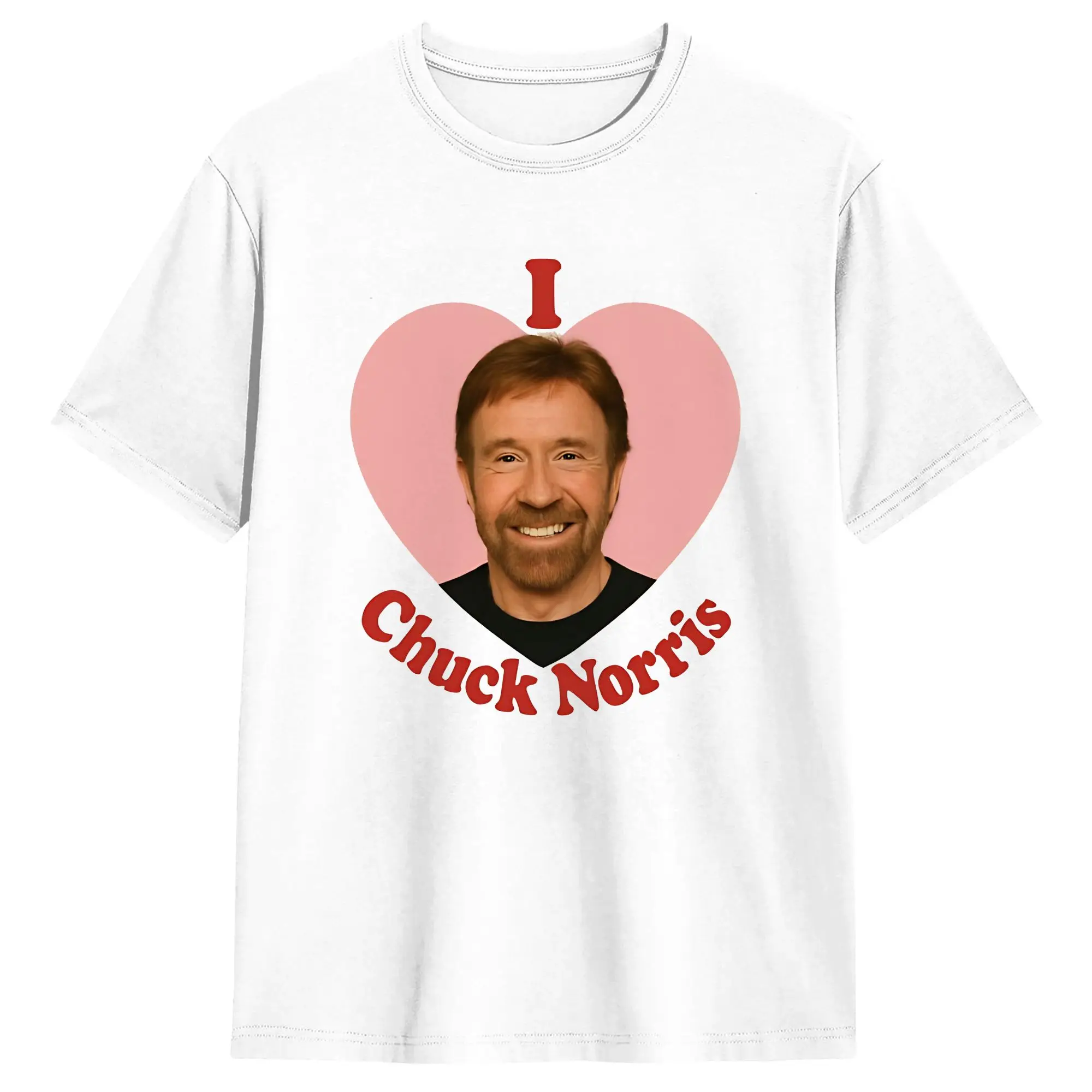 I love Chuck Norris birthday funny prank meme Cotton T-Shirt For Men Summer T-Shirts O Neck Tee Shirt Oversized Design Clothes