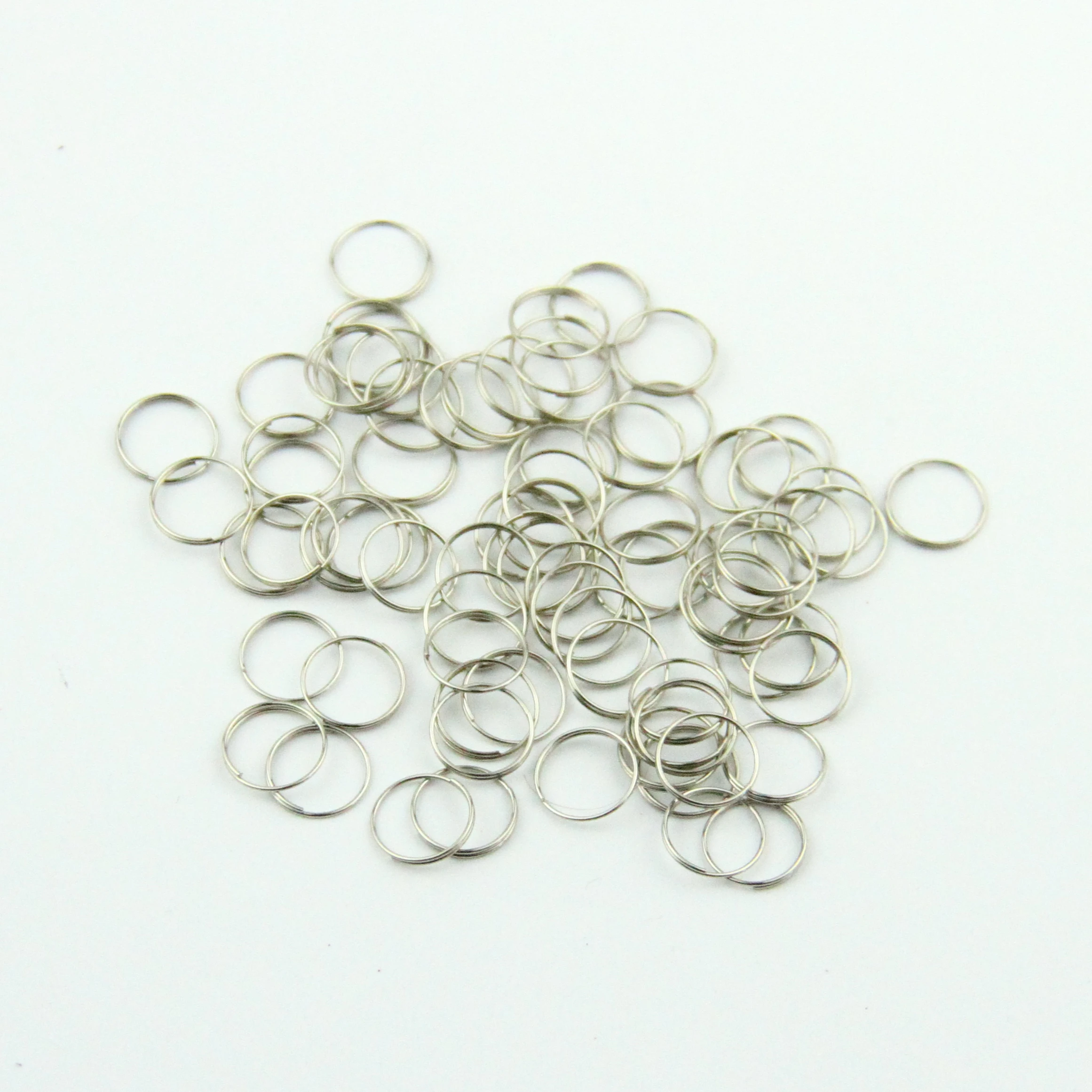 

8/10/11/12/15mm Chrome Color Connectors Metal Rings for Crystal Glass Chandelier Balls Pendant Prism Beads Connect Decoration