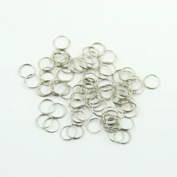 8/10/11/12/15Mm Chrome Kleur Connectors Metalen Ringen Voor Kristallen Glazen Kroonluchter Ballen hanger Prisma Kralen Sluit Decoratie